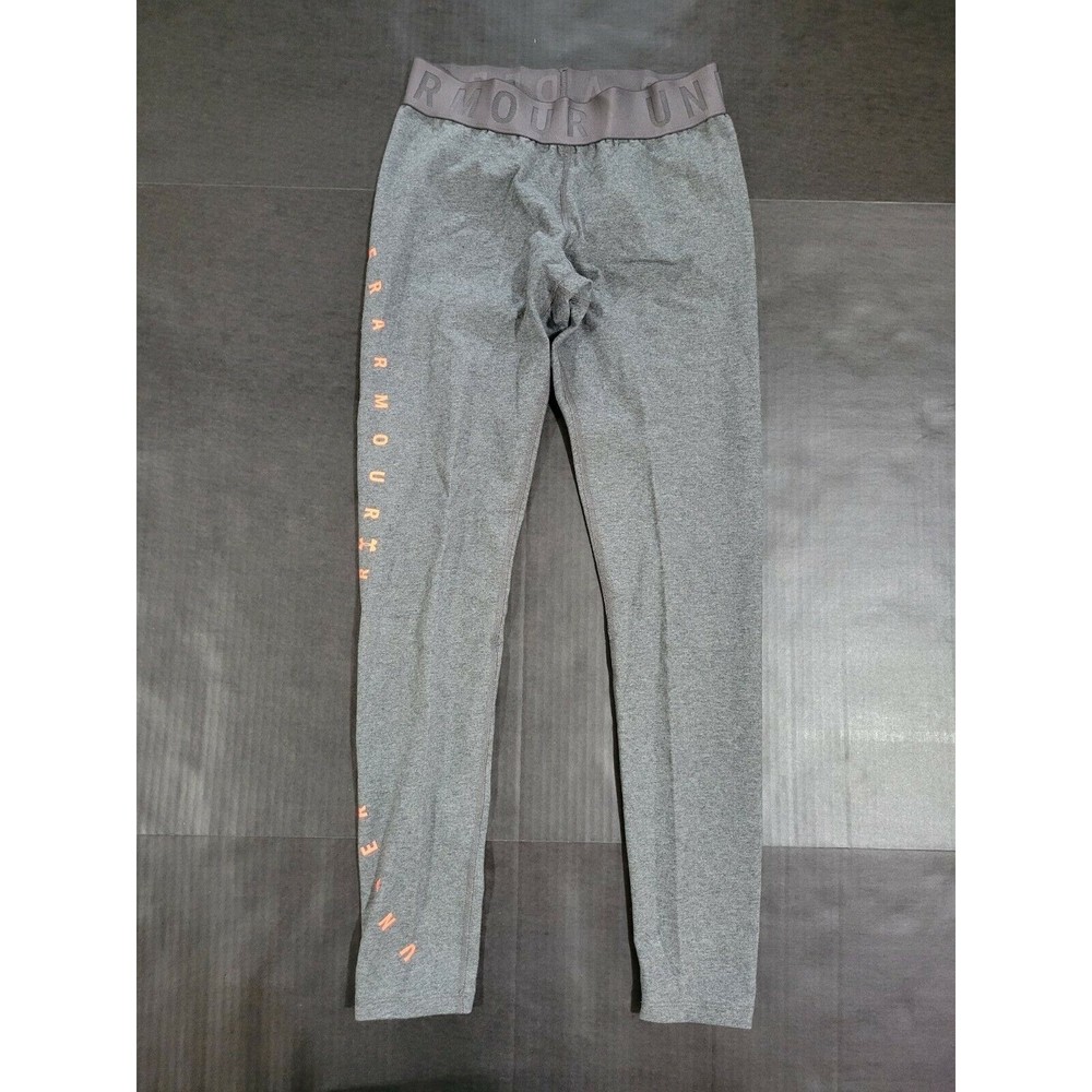 UNDER ARMOUR Women's SZ Small Gray Capri Athletic Pants Heat Gear Fitted NWT